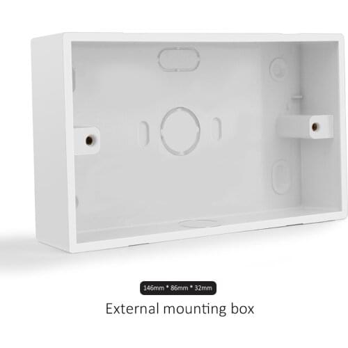 Junction Box Surface Mount 146mm*86mm*32mm External Mounting Switch Box for 146*86mm Standard Switch and Socket