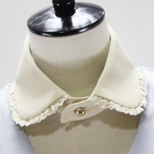 Detachable Collar for Women Lace Lapel Fake Collars White Half Shirt False Collar Blouse Top Female Shirt Necklace Nep Kraagie