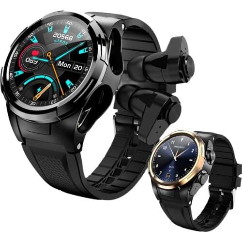 2021 Smart Watch Men Bluetooth Earphones Body Temperature Thermometer Full Touch Screen Sport Smartwatch Smart S201 Wristband