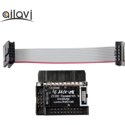 Standard ARM 20-pin JTAG Interface to 10-pin 2.0mm Spacing SWD /JTAG Interface Adapter Compatible With Our LPC1114 Core Module