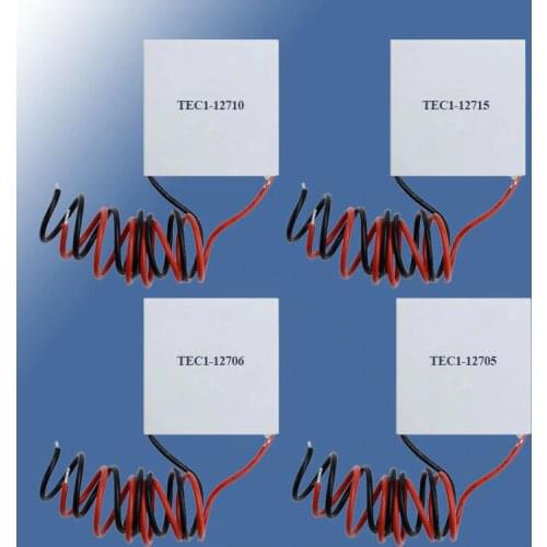 TEC1-12705 Thermoelectric Cooler Peltier TEC1-12706 TEC1-12710 TEC1-12715 40*40MM 12V Peltier Elemente Insulation Cotton Washer