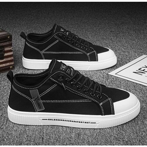Mens Shoes Summer Breathable Pedal Lazy Canvas Shoes Casual Shoes All-match Mens Work Old Beijing Cloth Shoes