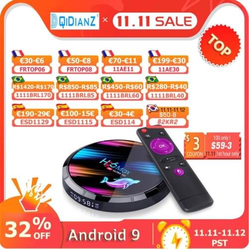 H96 max x3 smart android tv box Amlogic S905X3 8K 1000M Dual Wifi Fast Media Player Smart TV BOX android tv Set Top Box H96MAX