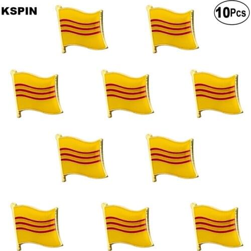Vietnam Flag Lapel Pin Flag badge Brooch Pins Badges 10Pcs a Lot