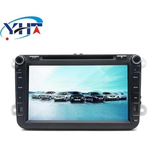 VW 2din 8" Octa-Core 2+32G Android 8.1 Car Radio DVD Player with Touch Screen Wifi BT HD 1024*600 MirrorLink for VW