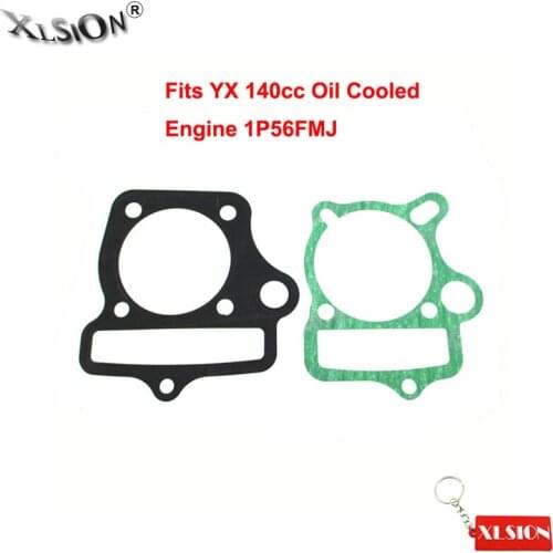 XLSION Aftermarket Ducar 56mm Steel Head Gasket For YX 140cc Oil Cooled Engine 1P56FMJ Pit Dirt Bike ATV Quad