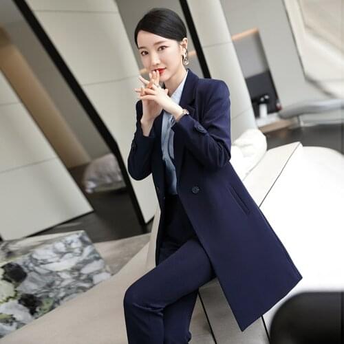 Women Tweed Suits Winter Korean-Style 5XL Long Length Slim Jacket Mini Skirt Business Suit High-end Overalls Suit For Work
