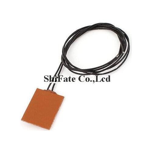 12V 5W Flexible Silicone Rubber Heater Heating Plate Pad 25mm x 20mm