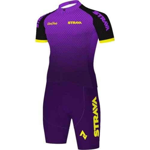 2021 Strava cycling jersey ​Breathable cycling skinsuit one piece triathlon suit men tenue velo homme ​20D traje ciclismo hombre