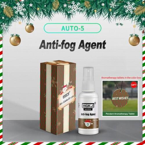 50ml Car Anti-fog Agent HGKJ-AUTO-Xmas-5 Auto Anti-fog Agent Car Glass Nano Hydrophobic Coating Spray Glasses Helmet Defogging