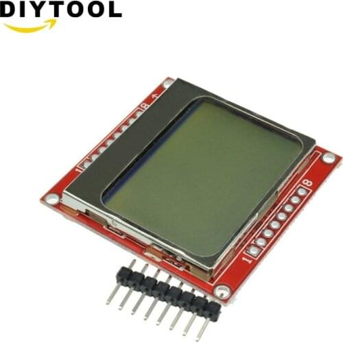 84x48 LCD Module White backlight adapter PCB for Nokia 5110