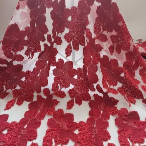 African Lace Fabric 2021 Dress 5 Yard French Comfortable Tissues Laces For Wedding Partyafrican organza lace
