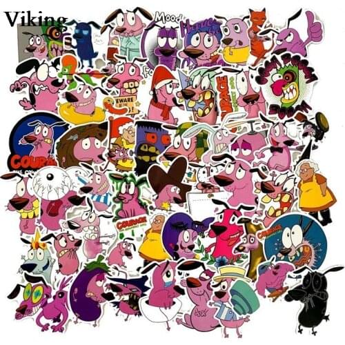 50Pcs/set Cartoon Dogs Scrapbooking Stickers Non-repeating Waterproof Skateboard Car Laptop Phone Refrigerator Decal G0982