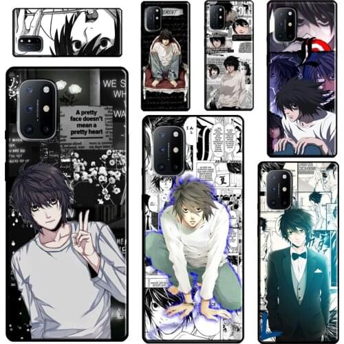 DEATH NOTE L Lawliet Case For Realme 6 7 8 Pro GT Neo C21 C11 C3 Q3 Pro Soft Cover For OnePlus 8T 7T 9R 8 9 Pro