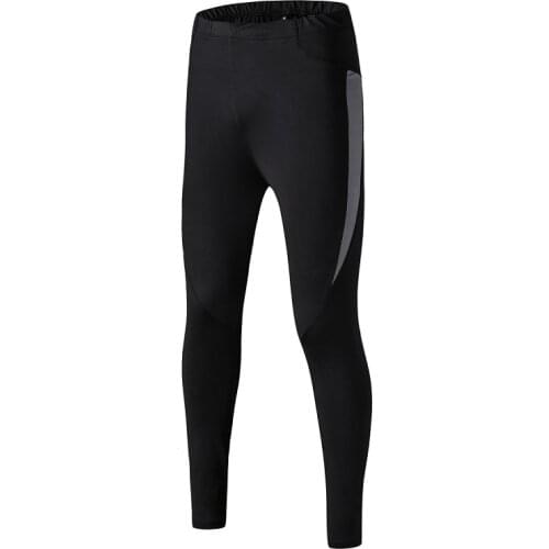 High Quality Men Black Pants Plus Size Elastic Pants Bodybuilding Skinny Leggings Trousers Spliced Polyester Full Length