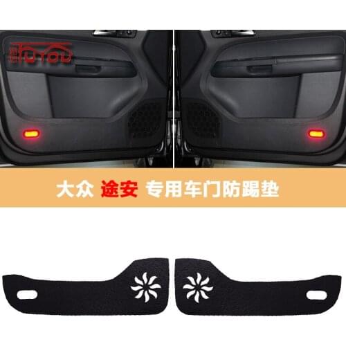 For Volkswagen Touran 4pcs Car Inside Door Cover Pad Scratch Protection Anti Kick Pad Car Interior