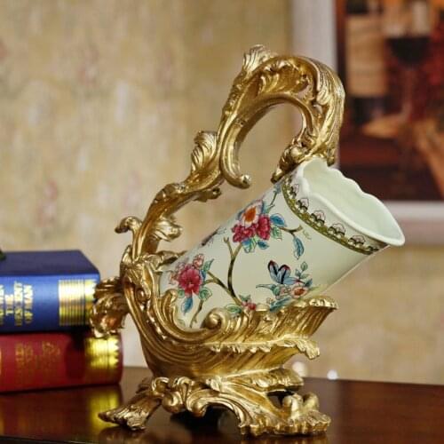 EUROPEAN WINE RACK FASHION BOTTLE RACK AMERICAN CREATIVE WINE CARE CERAMIC CRAFTS LIVING ROOM RESTAURANT ORNAMENTS AP4241608