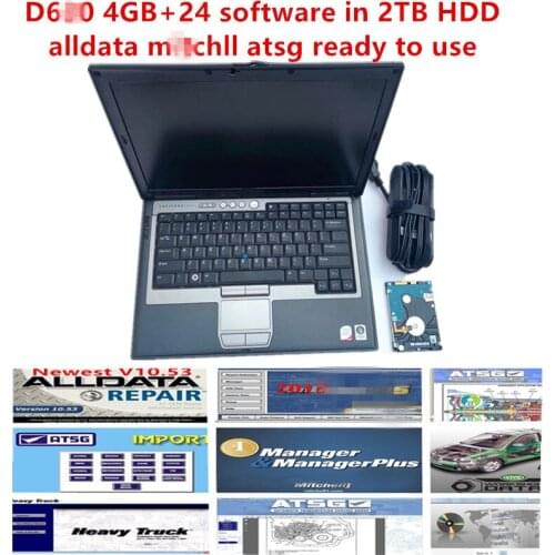 2020 hot D630 4GB laptop 24 software in 2TB HDD Auto Repair Alldata Software V10.53 m..chell on-dema.d 2015 atsg 2017 ready to u