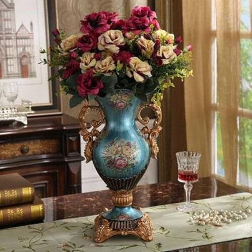 Creative modern European country ceramic vase, home office restaurant bar KTV desktop decorations, wedding gifts