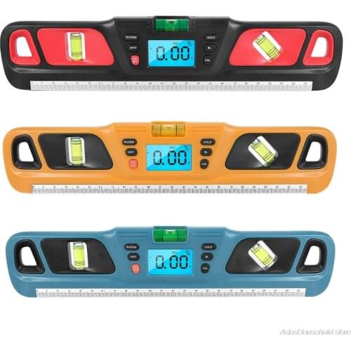 Magnetic Box Level Tor-pedo Level 3 Different Bubbles 45°/90°/180°Measuring Shock Resistant Tor-pedo Level Shockproof wholesales