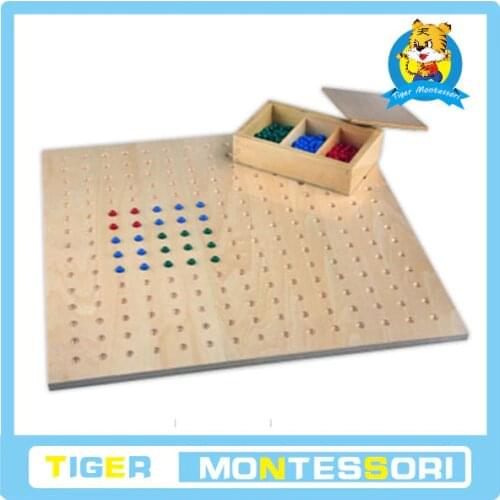 Montessori mathematics Small Patterns for Square Root material toy