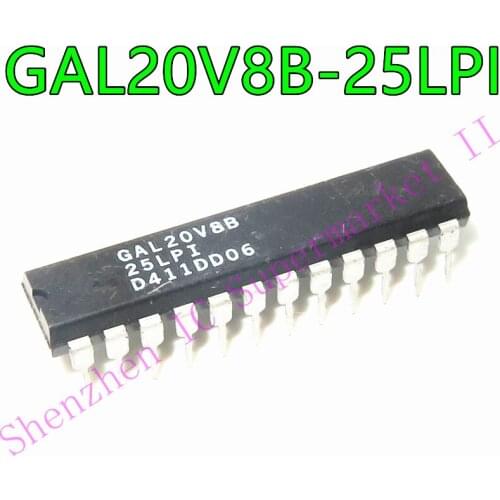 NEW GAL20V8B-25LPI DIP-24 in stock High Performance E2CMOS PLD Generic Array Logic