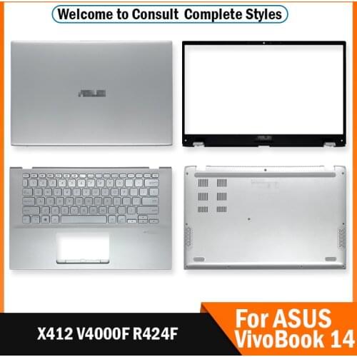 New Original Laptop For ASUS VivoBook 14 X412 V4000F LCD Back Cover/Front Bezel/Palmrest/Bottom Case Top Case 14 inch