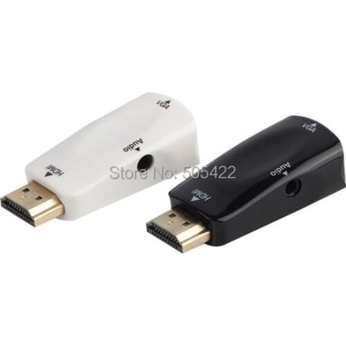 1080P HDMI to VGA Converter with Audio Cable for PC TV Xbox 360 HDMI to VGA Adapter