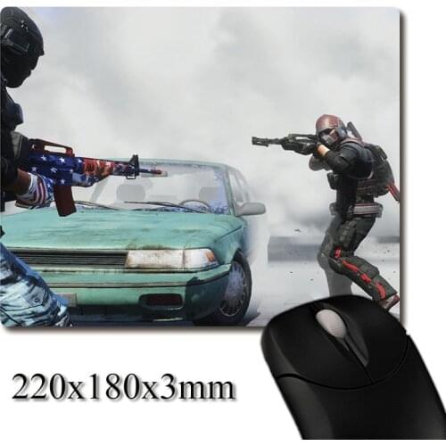 Fighting scenes of h1z1 CG printed Heavy weaving anti-slip rubber pad office mouse pad Coaster Party favor gifts 220x180x3mm