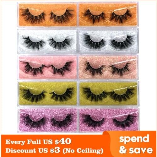 Mastudo eyelashes wholesale 20/30/40/50/100 pairs 3d faux mink lashes in bulk natural false eyelashes makeup thick fluffy lashes