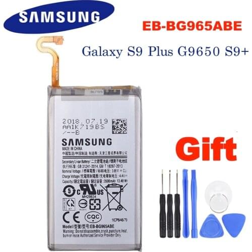 SAMSUNG Original EB-BG965ABE 3500mAh battery For Samsung Galaxy S9 Plus SM-G965F G965F/DS G965U G965W G9650 S9