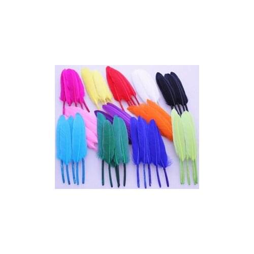 Plume! Feather decoration!500pcs/lot 10-15cm Natural Mallard Duck Wing Feathers Duck Cochottes,Feathers for Crafts