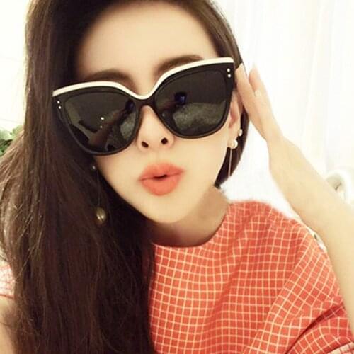 Vintage Cat Eye Sunglasses Women Luxury Brand Designer Sun Glasses Female Classic Retro Outdoor Reflection Oculos De Sol Gafas