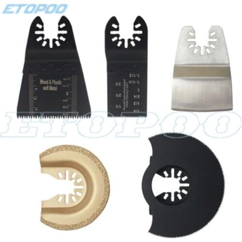 16 pcs set Power tool universal treasure multi-function trimming machine accessories woodworking knife saw blade