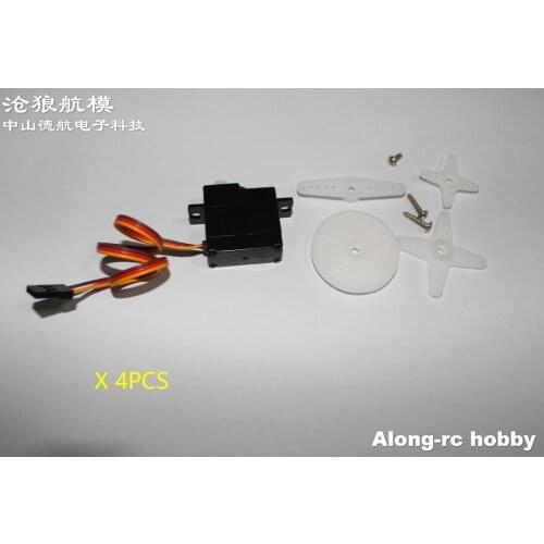 Free shipping sell 4pcs Waterproof Servo 15g /17g servo for RC helicopter hobby plane model boats F3A 3D airplane