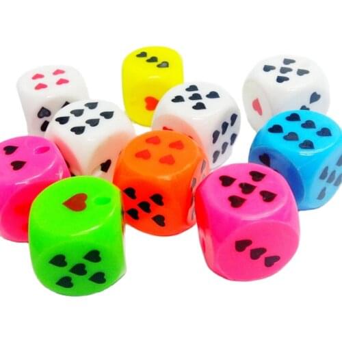 48pc E143 multi color Dice pendant for Key Chain Man School Bag Birthday Party Favors Gift Novelty Pinata Filler Loot Gag Prize