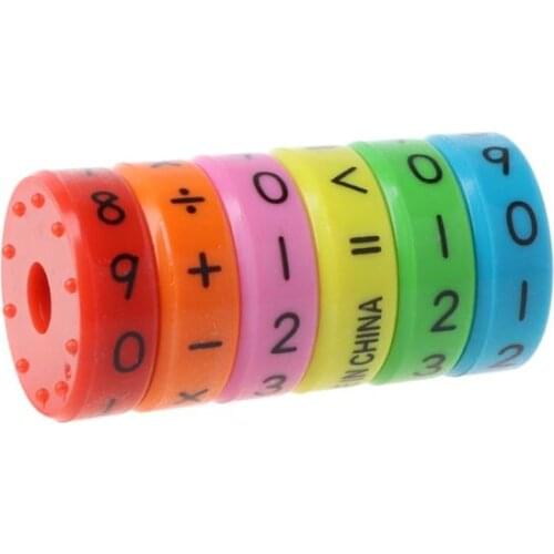 6pcs/set Magnetic Puzzle Board Game Montessori Educational Toy Kids Early Education Arithmetic Learning