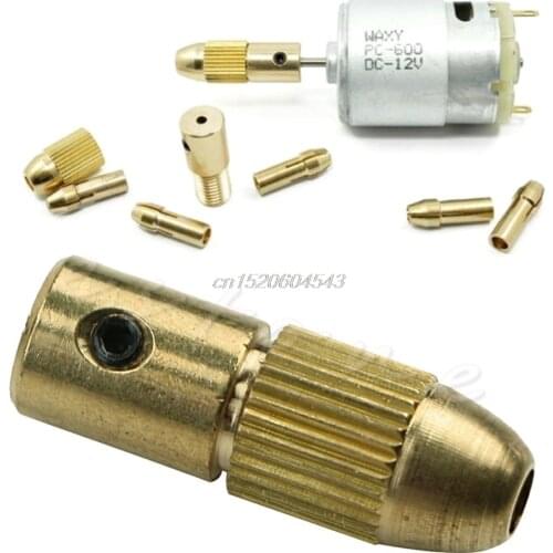 7Pcs Electric Drill Bit Collet 0.5-3mm Micro Twist Drill Chuck Set Tool New R06 Whosale&DropShip