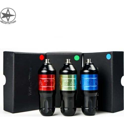 HELLO Tattoo Pen Rotary Tattoo Machine Permanent Makeup Pen Powerful Motor Needle Cartridges for Tattoo Artists
