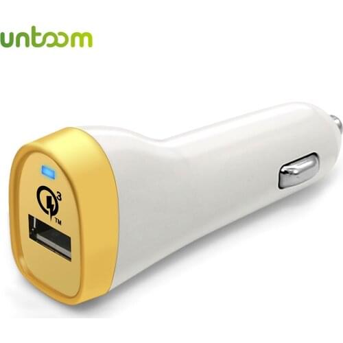 Untoom Quick Charge 3.0 18W USB Car-Charger Mini Fast Car Phone Charger for Xiaomi Mi4 5 iPhone Samsung Galaxy S7 S8 HTC Nexus6
