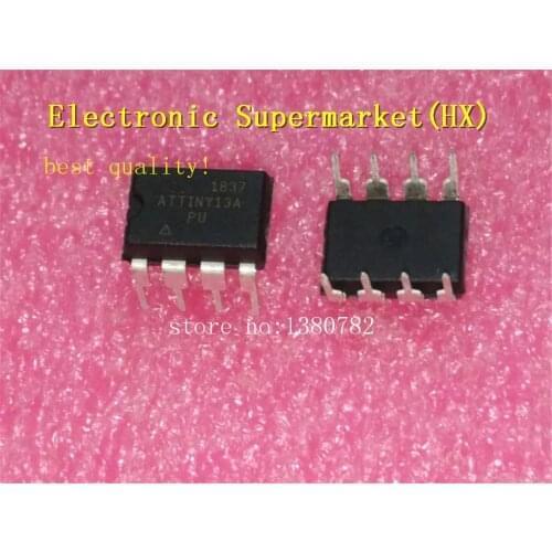Free Shipping 50pcs/lots ATTINY13A-PU ATTINY13 DIP-8 New original IC In stock
