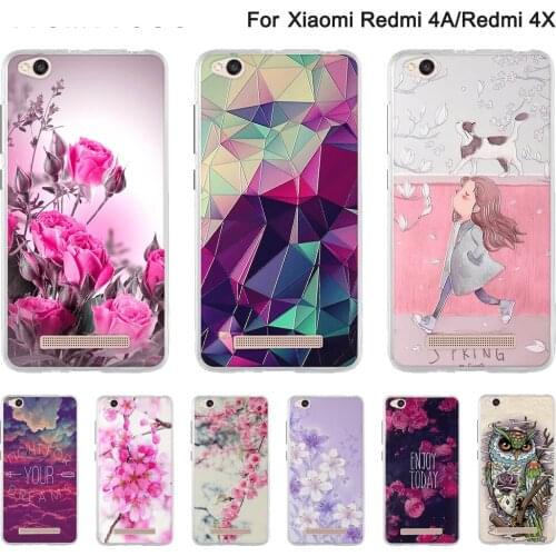 TPU Case for Xiaomi Redmi 4A Redmi 4 a Cover Soft Silicone Back Phone Cover for Xiaomi Redmi 4X Redmi 4 x Case Shells Fundas Bag