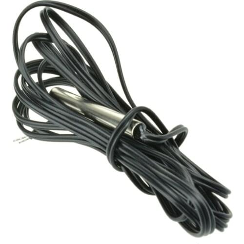 NTC 10K Ohm 1% 3435 Thermistor Temperature Temp Thermostat Cylinder 1.5m 150cm Probe 30cm T106 / 10K waterproof probe