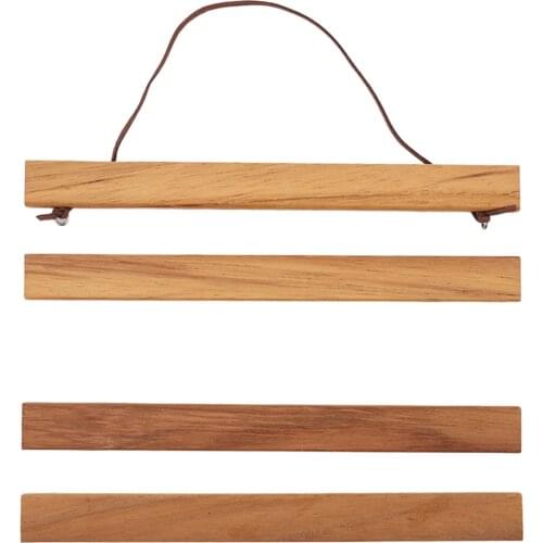 Wooden Poster Hanger Magnetic Frames for Maps Photo Canvas Picture Decor 8