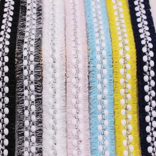 1Yards/Lot Beaded Lace Embroidered Lace Ribbon Lace Fabric Handmade Costume Dress Sewing Supplies Lace Trim Applique Material
