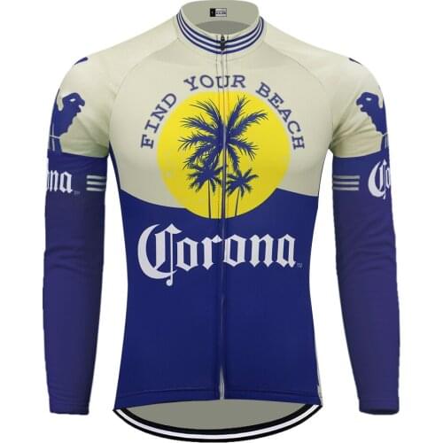 Retro Fashion Long Sleeve Jersey Bike Wear Jersey WINTER FLEECE &THIN Cycling Clothing MTB Ropa Ciclismo