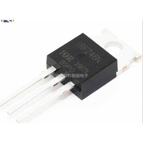 Xinyuan 10pcs/lot IRFZ46N 53A 55V a-220 IRFZ46 TO220 IRFZ46NPBF