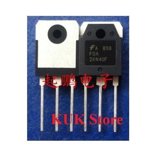Real 100% Original NEW FDA24N40F FDA 24N40F TO-3P 20PCS/LOT