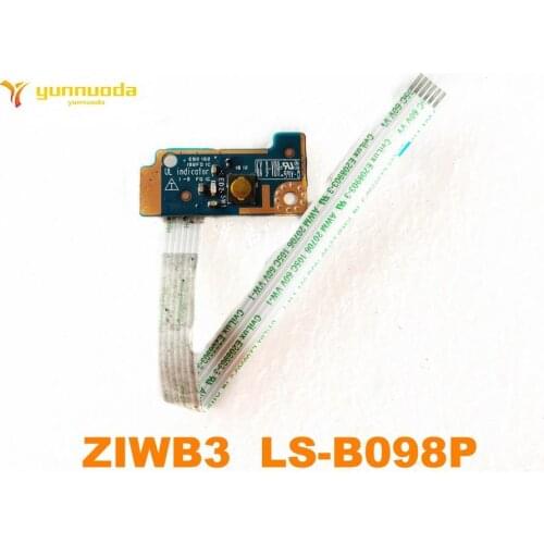 Original for Lenovo B50-30 B50-45 B50-70 Laptop Power Switch Button Board ZIWB3 LS-B098P P tested good free shipping