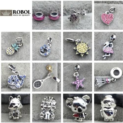 High Quality Original 925 Sterling Silver Animal Charm ME Series Pendant with Original Engraved Woman Jewelry Gift Free Shipping